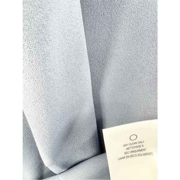 NWT SACHIN + BABI Paulina Gown in  Slate Blue Draped Crepe Pastel Baby Dusty 8 - Picture 9 of 12